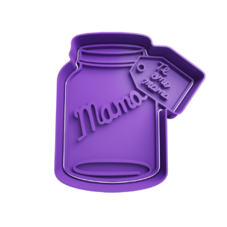 Mama en Frasco Cortador de Galletas