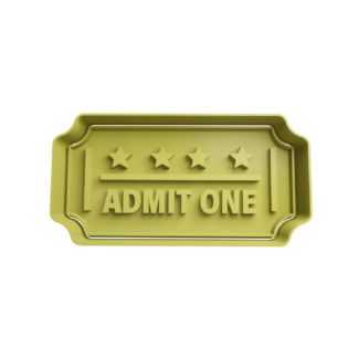 Tickets Admit One Cortador de Galletas