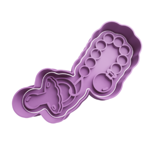 Chupete de Bebe Cortador de Galletas