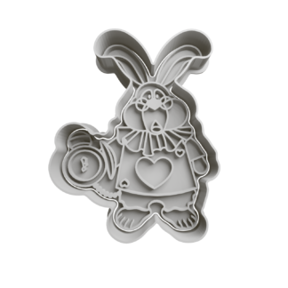 Conejo Blanco Cortador de Galletas