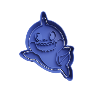 Daddy Shark Cortador de Galletas