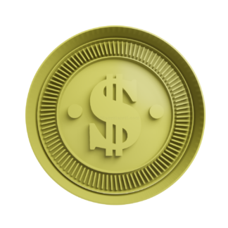 Simbolo Dolar Cortador de Galletas