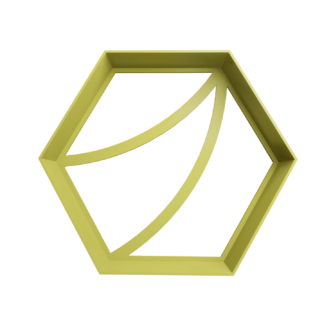 Hexagono Cortador de Galletas