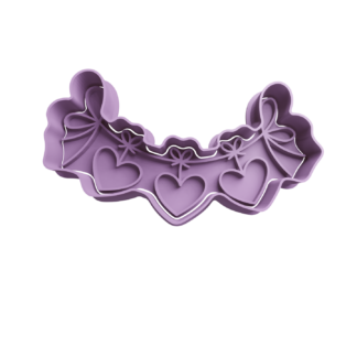 Corazones en Linea Cortador de Galletas