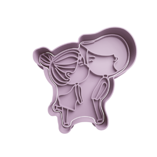 Pareja Cortador de Galletas