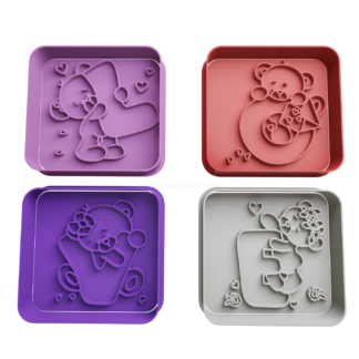 Ositos Love Cortador de Galletas