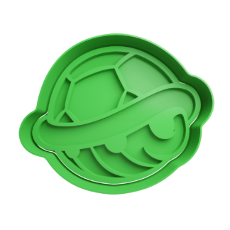 Caparazon Verde Cortador de Galletas
