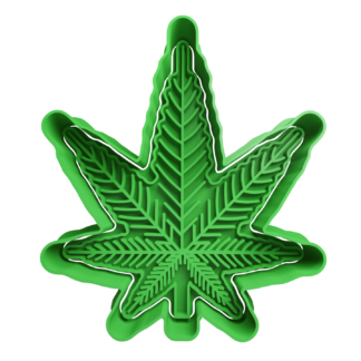 Hoja de Cannabis Cortador de Galletas