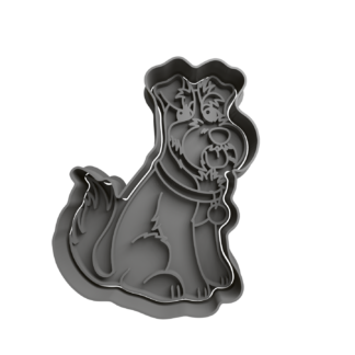 Perro Schnauzer Cortador de Galletas