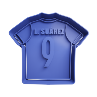 Luis Suarez Camiseta de Futbol Uruguay Cortador de Galletas