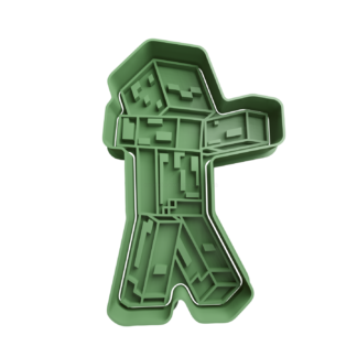 Zombie Minecraft Cortador de Galletas