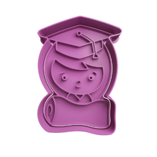 Chica Egresada Cortador de Galletas