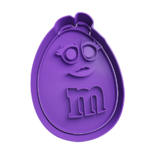 M&M Violeta Cortador de Galletas