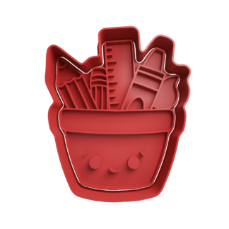 Maceta con utiles Cortador de Galletas