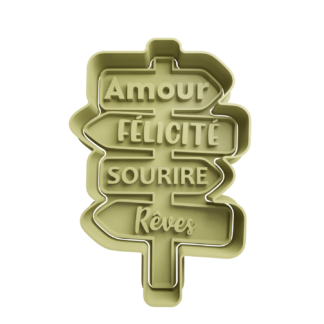 Amour Félicité Sourire Rêves Cortador de Galletas