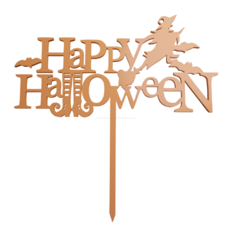 Happy Halloween Topper Cake