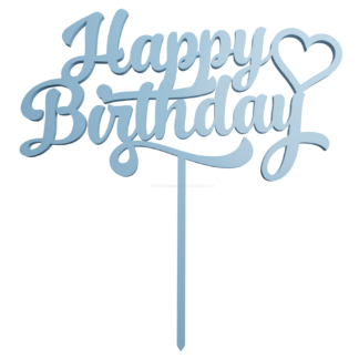 Happy Birthday Topper Cake