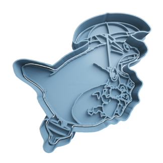 Totoro en Trompo Cortador de Galletas