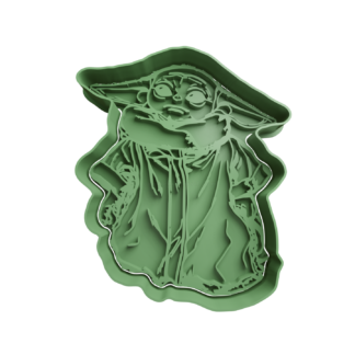 Grogu Baby Yoda Cortador de Galletas