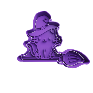 Gato Bruja Cortador de Galletas