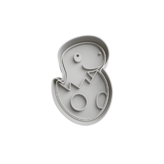 Dino bebe dinosaurio Cortador de Galletas