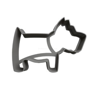 Perro Schnauzer Silueta Cortador de Galletas
