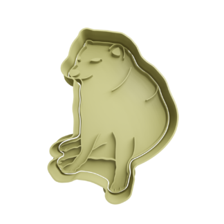 Perro Akita Meme Cortador de Galletas