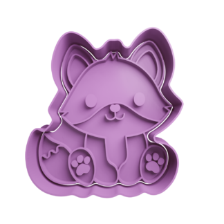 Zorro Cute Cortador de Galletas