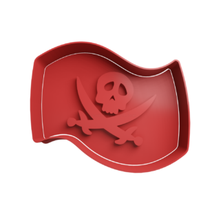 Bandera Pirata Cortador de Galletas