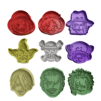 Set One Piece Cabezas Cortadores de Galletas