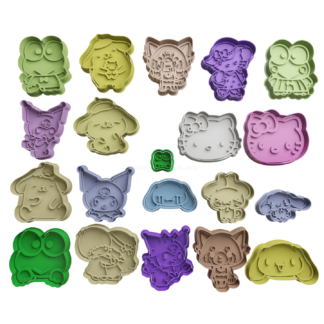 Set Sanrio Cortador de Galletas