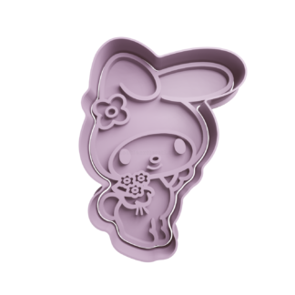My Melody con flores Cortador de Galletas