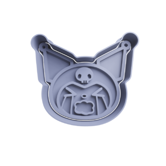 Kuromi llorando cabeza Cortador de Galletas