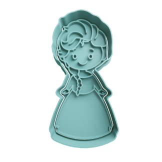 Elsa Frozen Chibi Cortador de Galletas