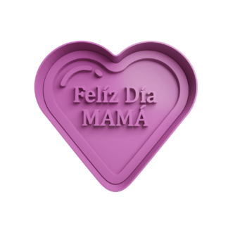 Corazón -Feliz día Mamá Cortador de Galletas
