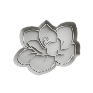 Flor de Peonía Cortador de Galletas