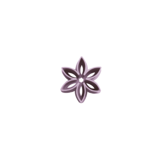 Flor de 6 Petalos 3cm Cortador de Galletas
