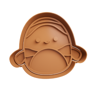 Squishmallows Ricky Pez Payaso Cortador de Galletas