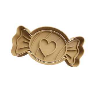 Caramelo Corazón Cortador de Galletas
