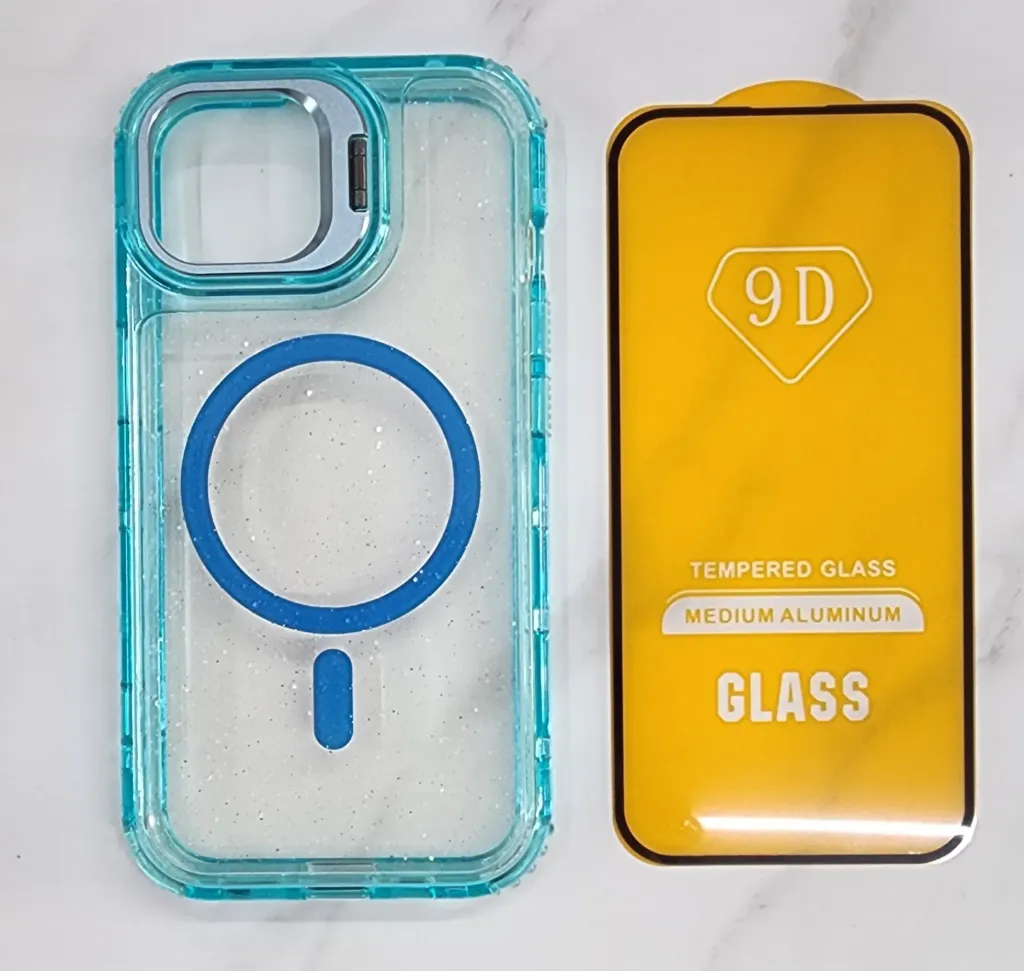 MAGSAFE VENTANA BRILLO (IPHONE 16) (AZUL)