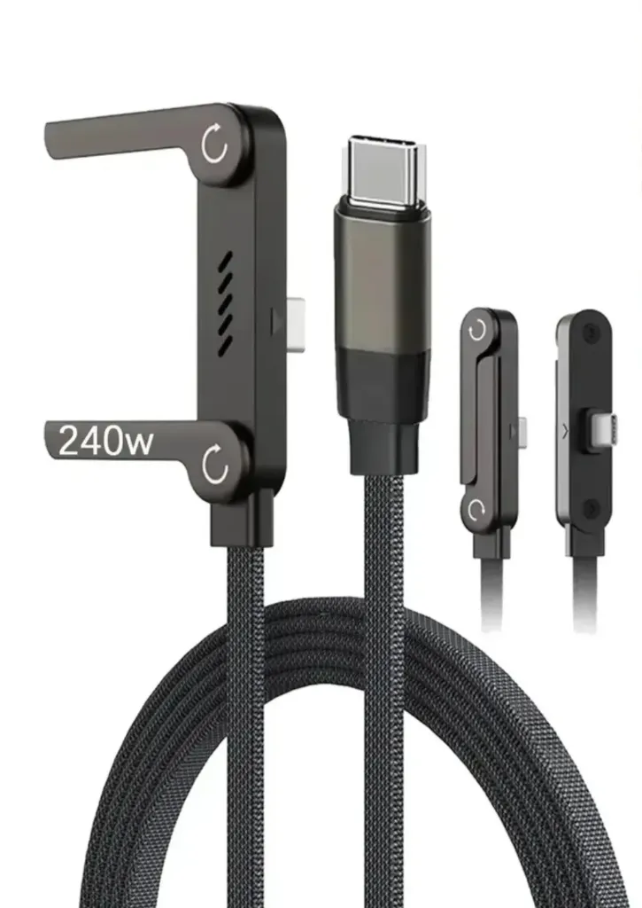 CABLE 240W CON SOPORTE 1.5m (TIPO C)